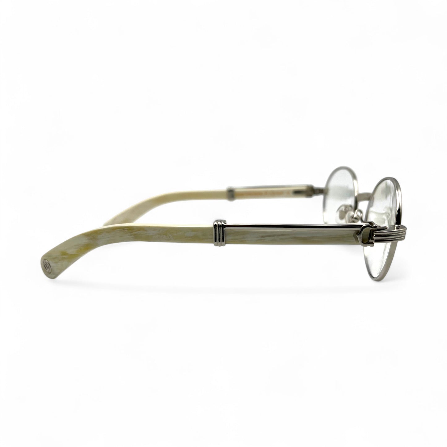 CT0464S Giverny Eyeglasses - 53-22 Genuine Horn Sunglasses w/ Oval Lenses (2025)