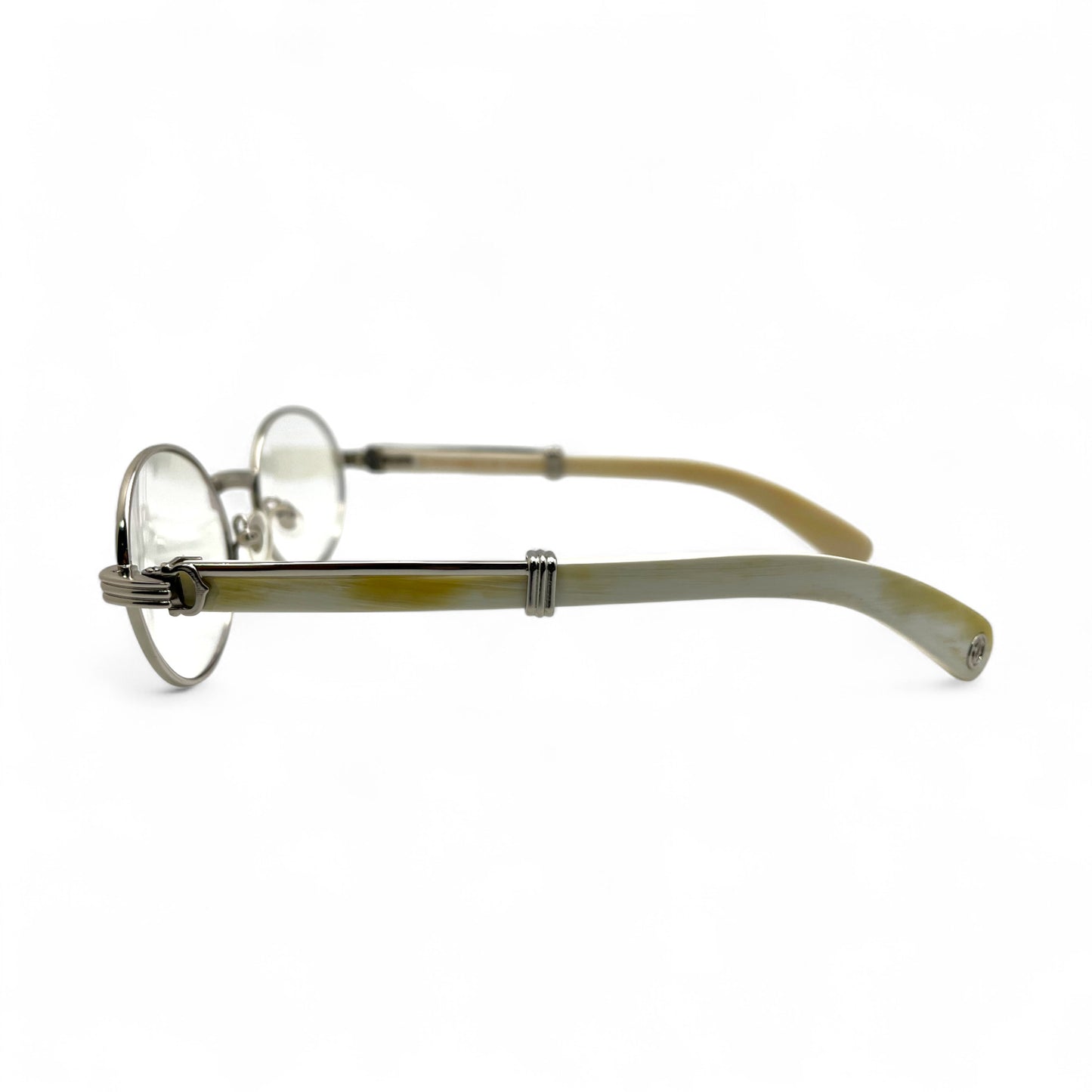 CT0464S Giverny Eyeglasses - 53-22 Genuine Horn Sunglasses w/ Oval Lenses (2025)