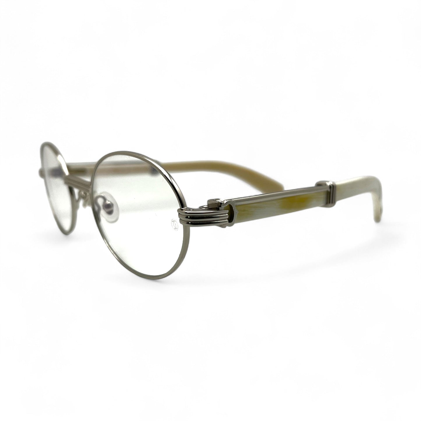 CT0464S Giverny Eyeglasses - 53-22 Genuine Horn Sunglasses w/ Oval Lenses (2025)