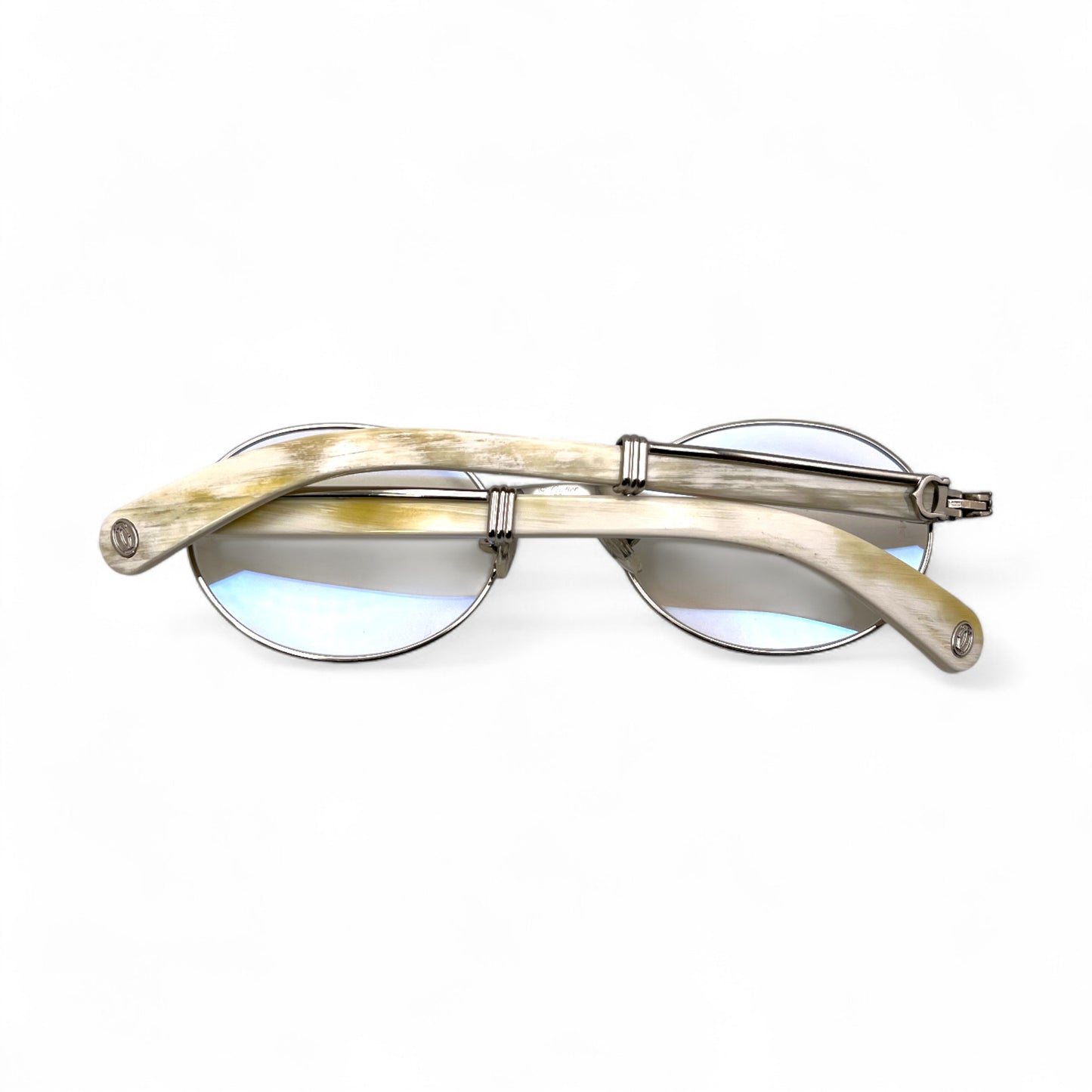 CT0464S Giverny Eyeglasses - 53-22 Genuine Horn Sunglasses w/ Oval Lenses (2025)