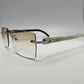 C Decor - Silver White Buffs w/ Light Brown Faded Lenses