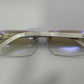 C Decor - Silver White Buffs w/ Light Brown Faded Lenses