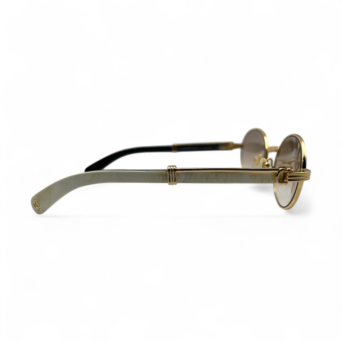 CT0464S Giverny Eyeglasses - 53-22 Genuine Horn Sunglasses w/ Oval Lenses (2025)