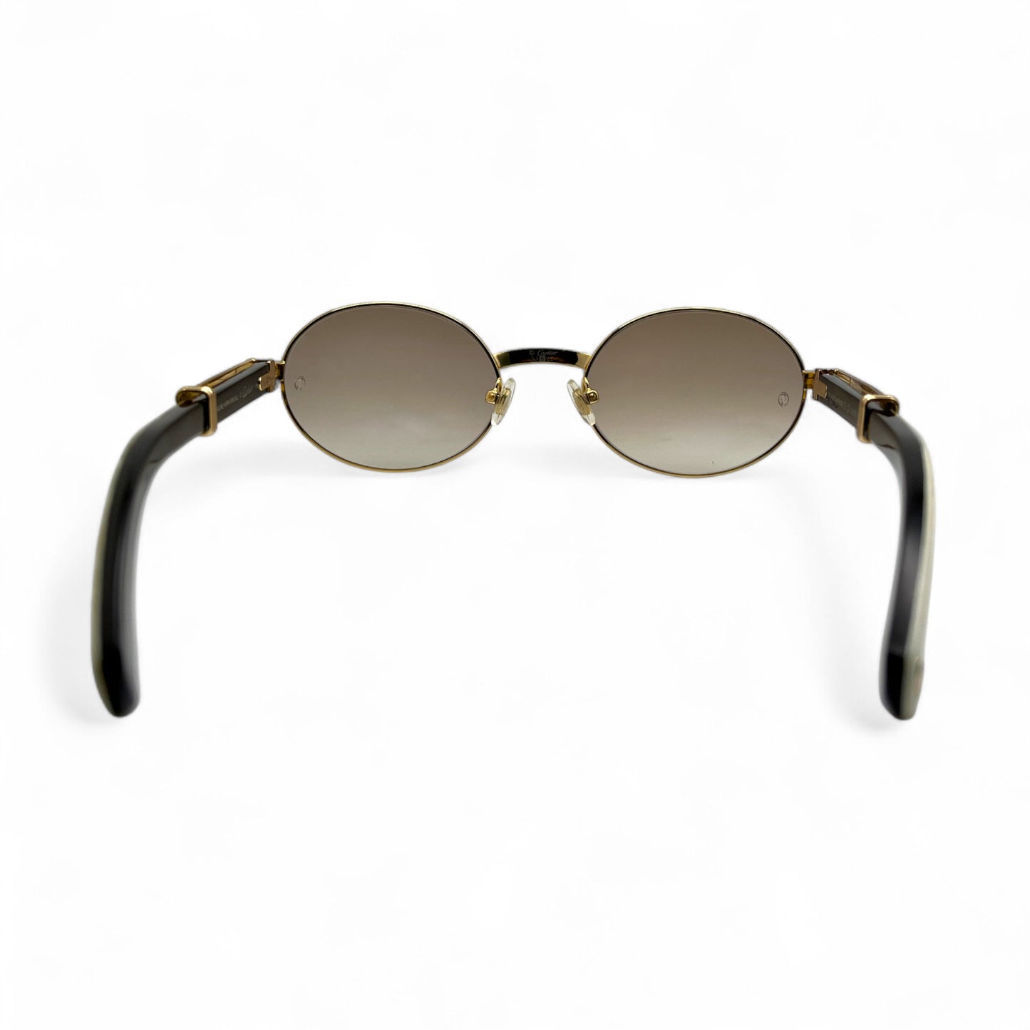 CT0464S Giverny Eyeglasses - 53-22 Genuine Horn Sunglasses w/ Oval Lenses (2025)