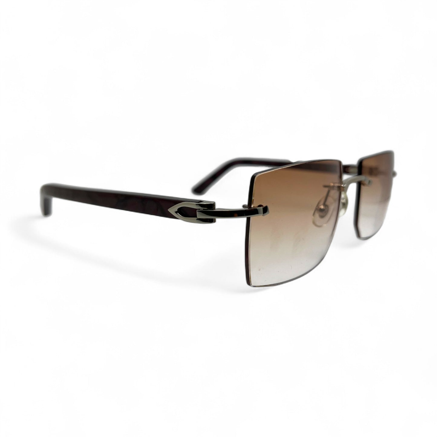 C Decor Marbles - Silver Acetate Marbles Sunglasses (2010s)