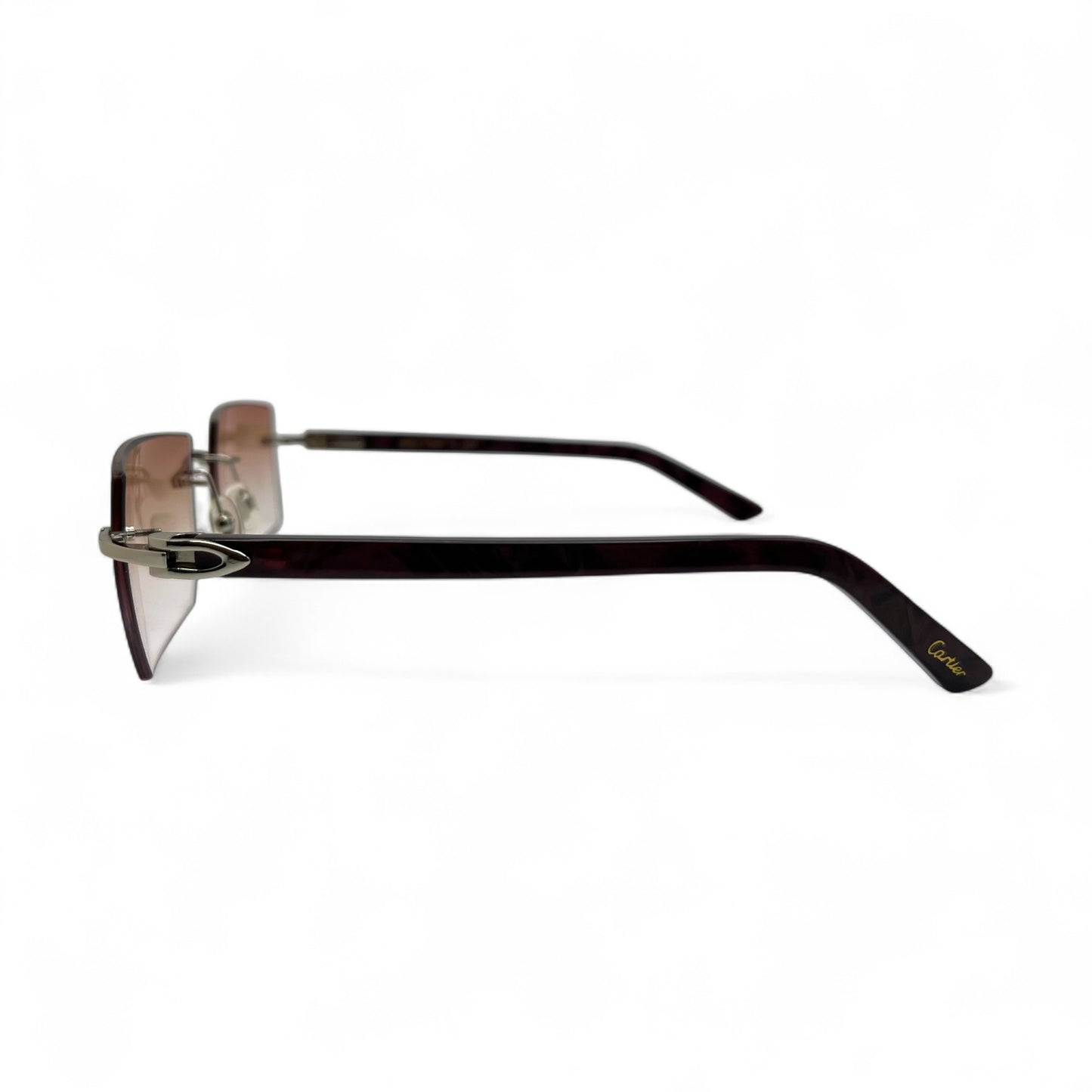 C Decor Marbles - Silver Acetate Marbles Sunglasses (2010s)