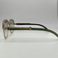 Malmaison - Gold Green Woods w/ Diamond Frame & Light Gray Lenses