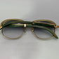 Malmaison - Gold Green Woods w/ Diamond Frame & Light Gray Lenses