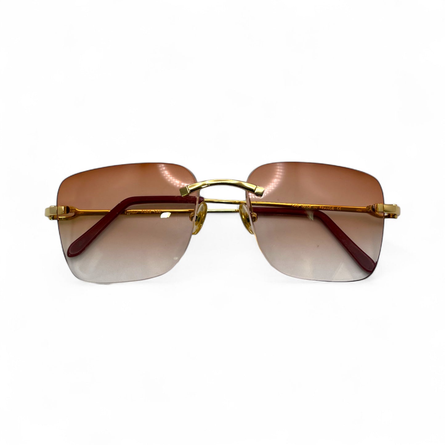 C Decor Wires - Rimless Sunglasses w/ Brown Lenses (2010)