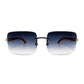 (Limited Edition) C Decor - Silver Black & Brown Woods w/ Denim Blue Lenses - AR/Bluesafe