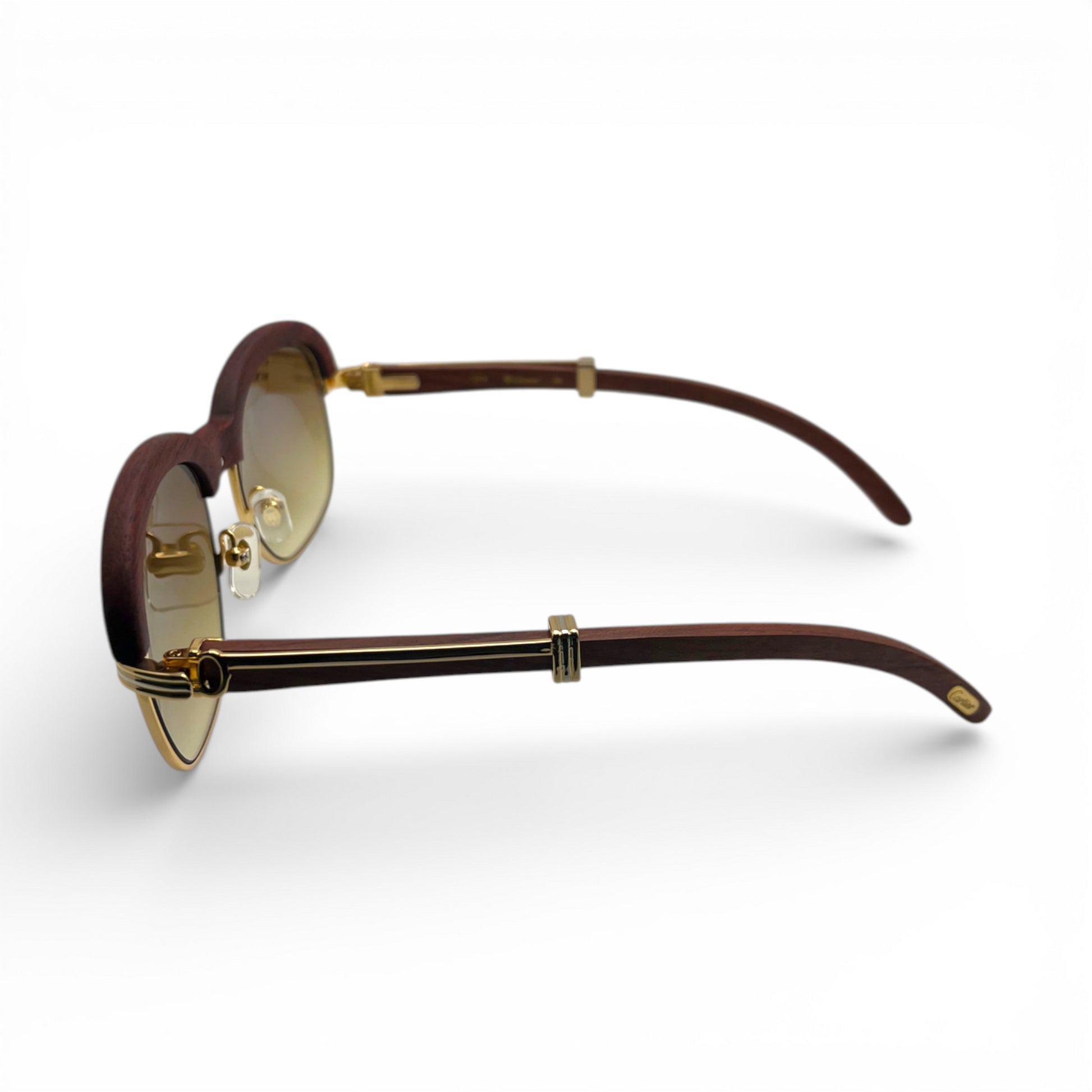 Malmaison - 56-20 Woods Sunglasses w/ Olive Brown Lenses (90s) - Luxury Optical