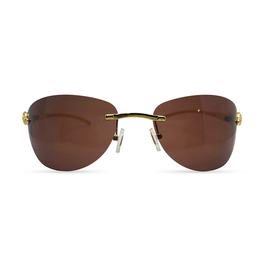 Panther - Gold Wires w/ Brown Lenses - 1st Generation