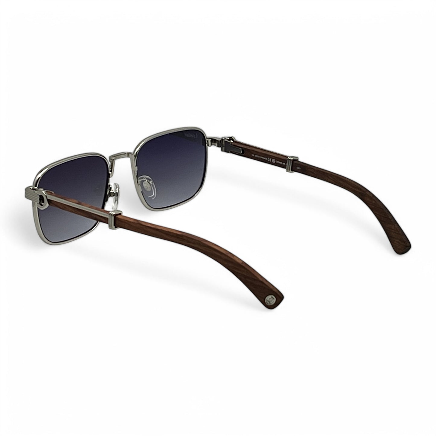 C Decor - Silver Woods w/ Dark Gray Square Lenses