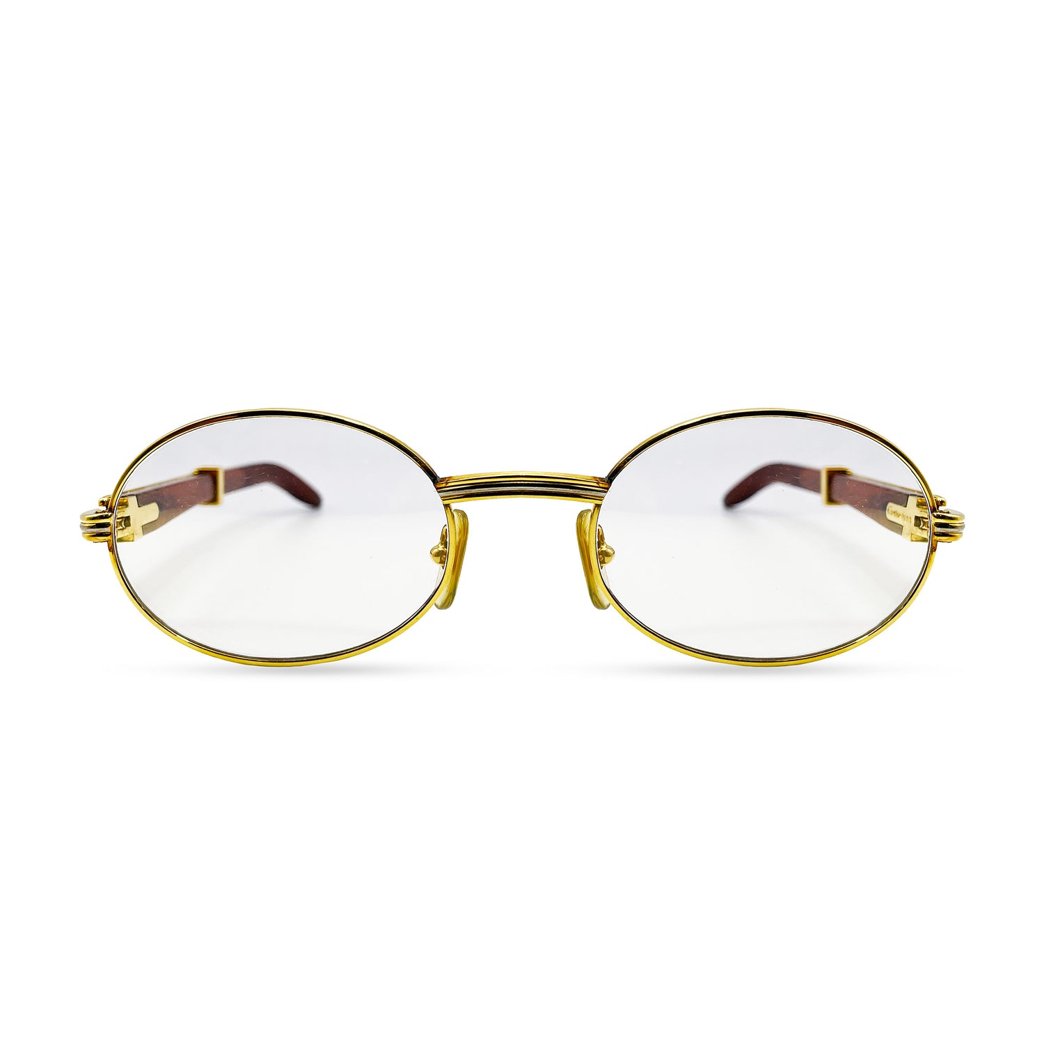 Authentic Cartier Giverny - 53-22 Gold Woods w/ Transitional Lenses (90s) - Luxury Optical