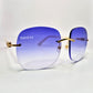 C Decor "Baltimore Ravens" - Gold White Marbles w/ Light Blue Onyx Lenses