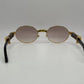 Giverny - Gold Black Buffs w/ Brown Lenses - Diamonds DB Channel Set