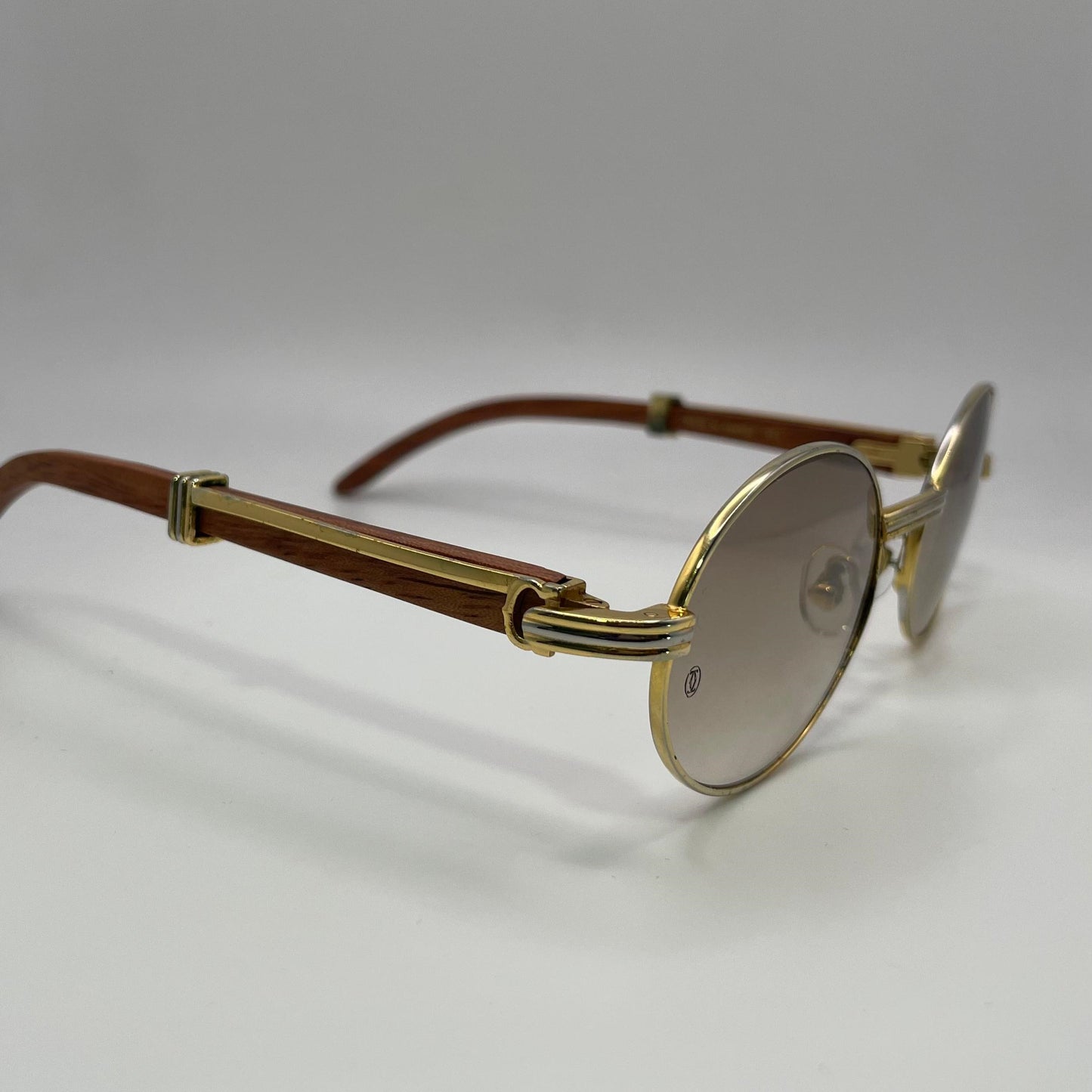 Giverny - Gold Woods w/ Light Brown Lenses - 53-22