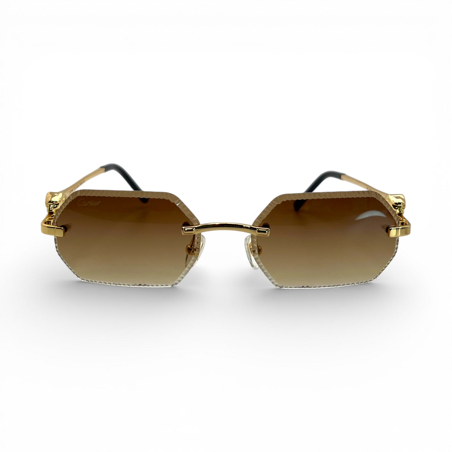 CT0281O Panthere Sunglasses - 54-18 Wires w/ Custom Lenses (2020s) - Luxury Optical
