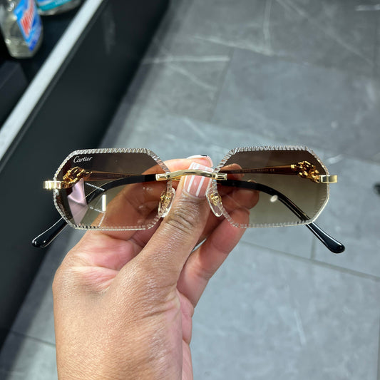 CT0281O Panthere Sunglasses - 54-18 Wires w/ Custom Lenses (2020s) - Luxury Optical