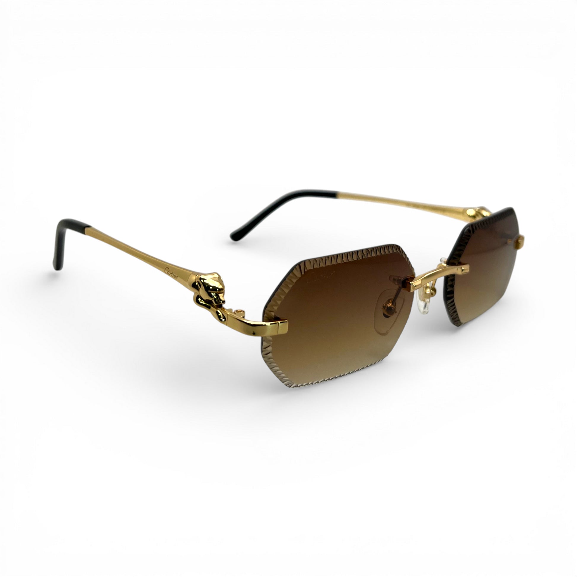 CT0281O Panthere Sunglasses - 54-18 Wires w/ Custom Lenses (2020s) - Luxury Optical