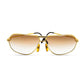 Cartier Santos - Vintage Gold Wires w/ Smoke Brown Lenses - Authentic