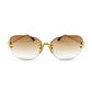 Cartier - Gold Wires w/ Custom Light Brown Lenses - Authentic