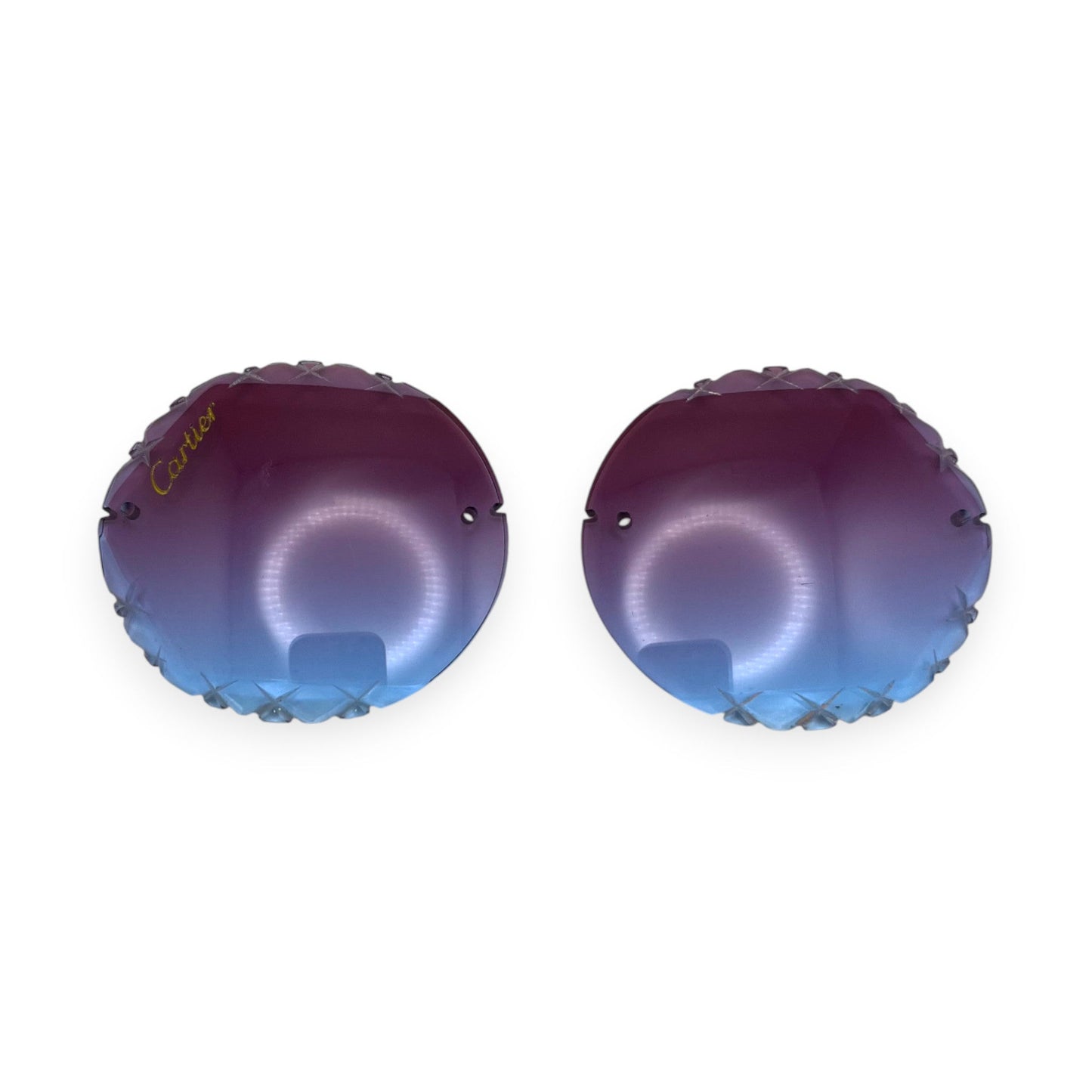 C Decor Round Lenses (52/53) - Color Gradients (Diamond Cut) - Luxury Optical