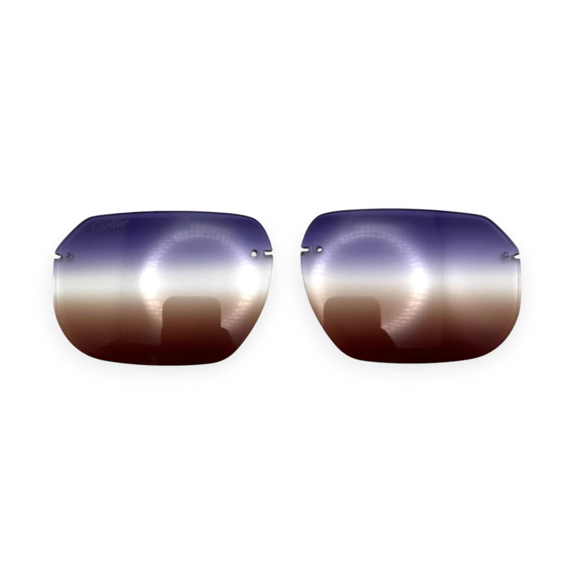 Custom Shape Lenses for CT0113O Premiere (58) - Smoke Gray to Brown Gradient - Luxury Optical