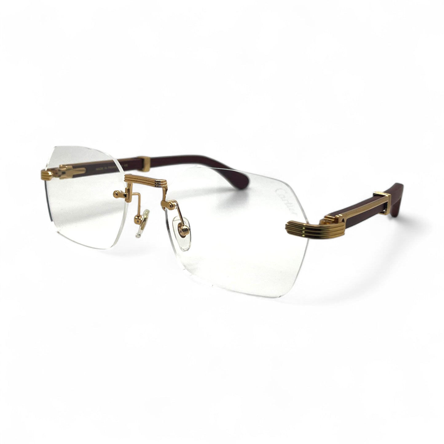 CT0362S Premiere - 56-21 Gold Brown Woods Eyeglasses (2023)