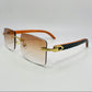 C Decor - Gold Blue & Orange Woods w/ Hennessy Hermes Lenses