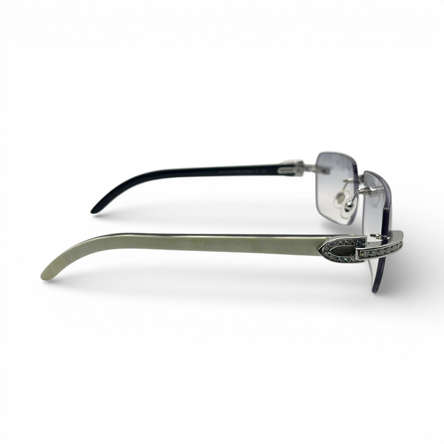 C Decor Iced - Custom Buffs & Woods Sunglasses w/ Diamonds Set (2020s) - Luxury Optical