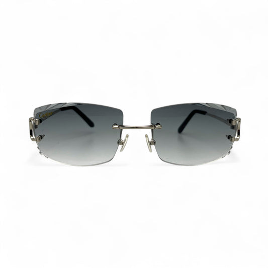 Big C Decor - Silver Wires w/ Diamond Cut Lenses