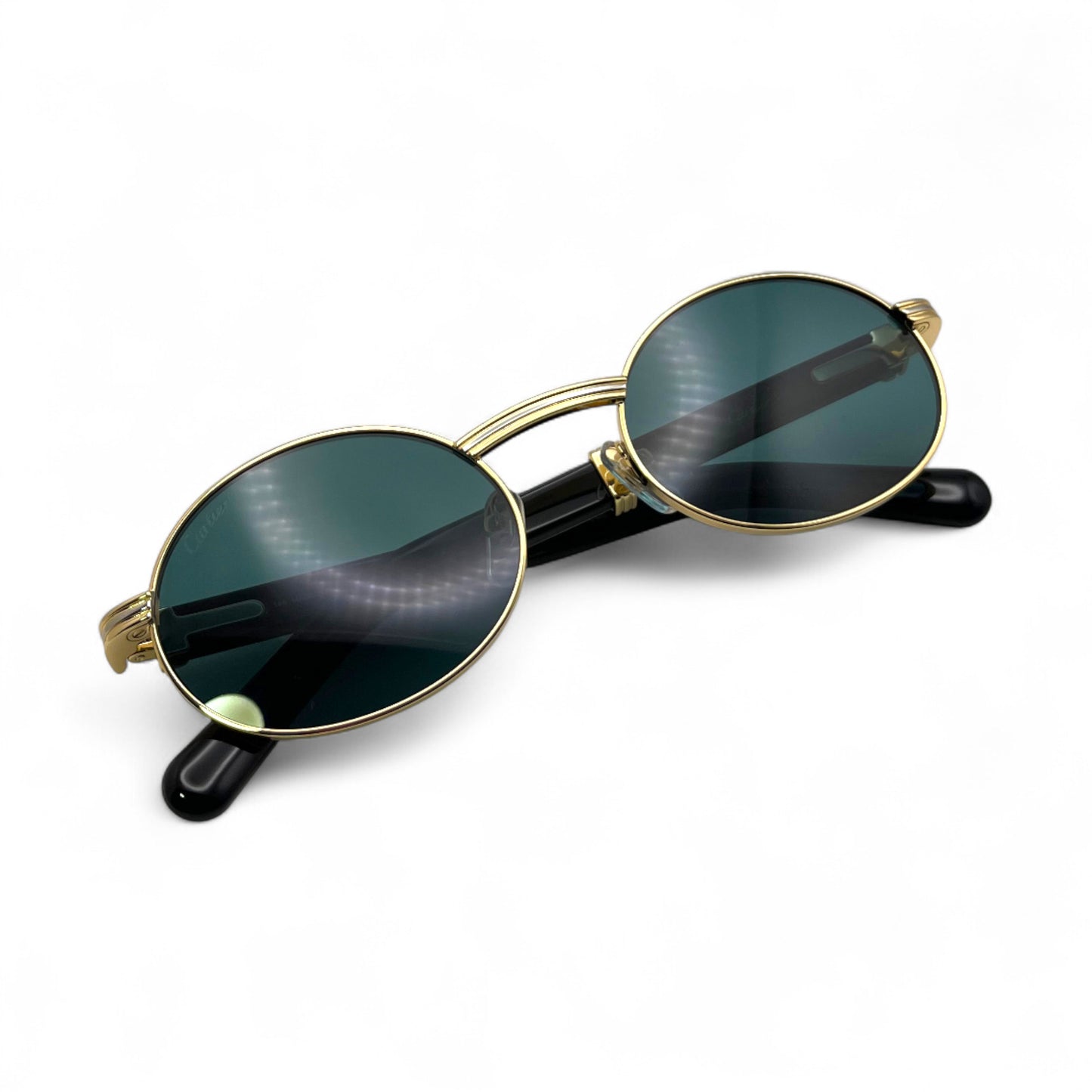 CT0464S Giverny - 53-22 Gold Genuine Horn Eyeglases/Sunglasses w/ Oval Lenses (2025)