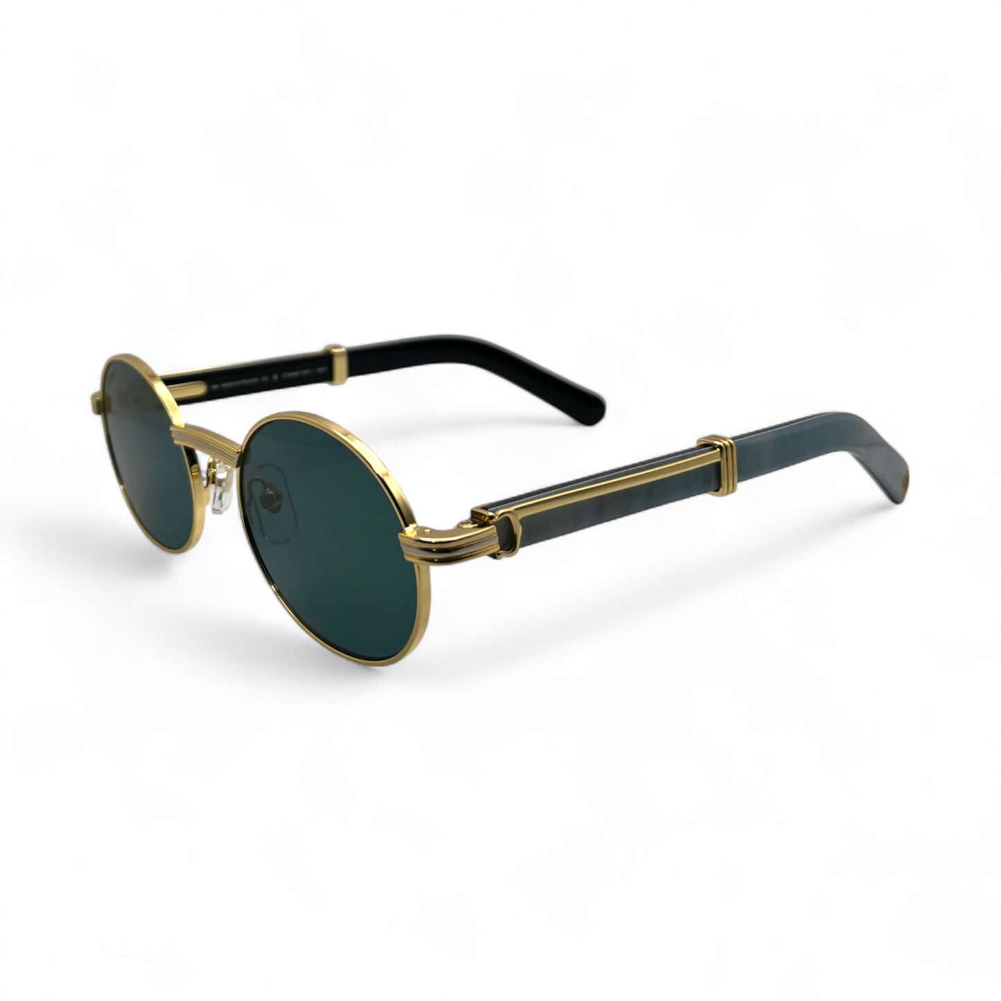 CT0464S Giverny - 53-22 Gold Genuine Horn Eyeglases/Sunglasses w/ Oval Lenses (2025)