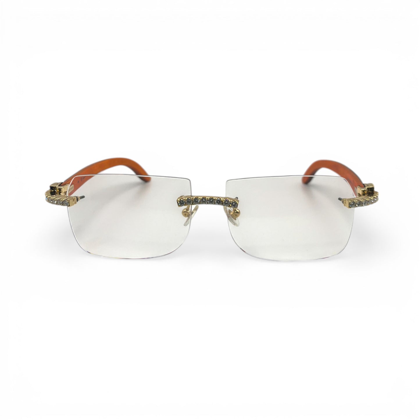 C Decor Iced - Custom Buffs & Woods Sunglasses w/ Diamonds Set (2020s) - Luxury Optical