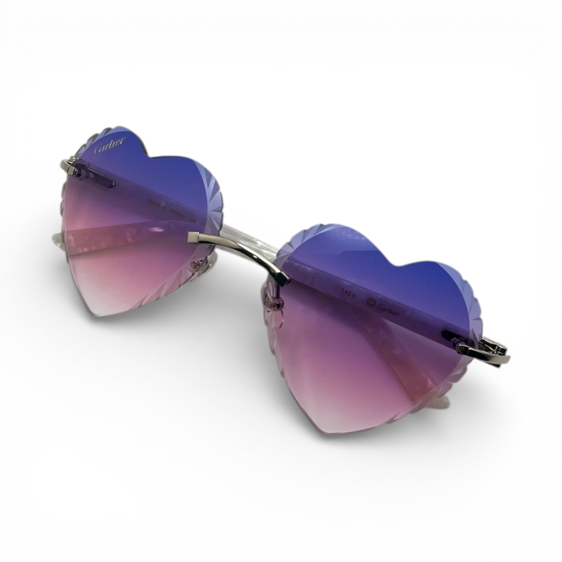 C Decor Sunglasses - 56-19 Custom Hearts Composite Marbles (2026) - Luxury Optical