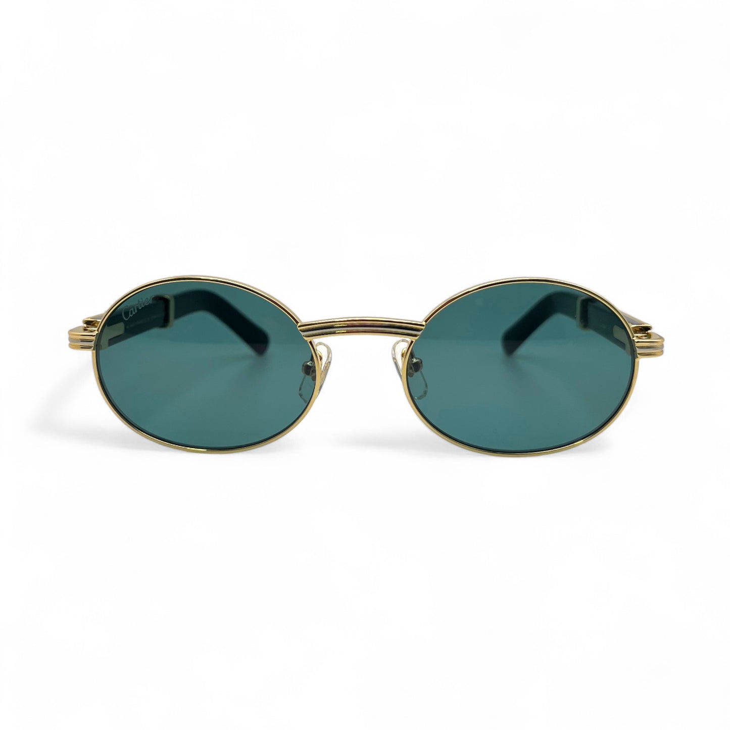 CT0464S Giverny - 53-22 Gold Genuine Horn Eyeglases/Sunglasses w/ Oval Lenses (2025)