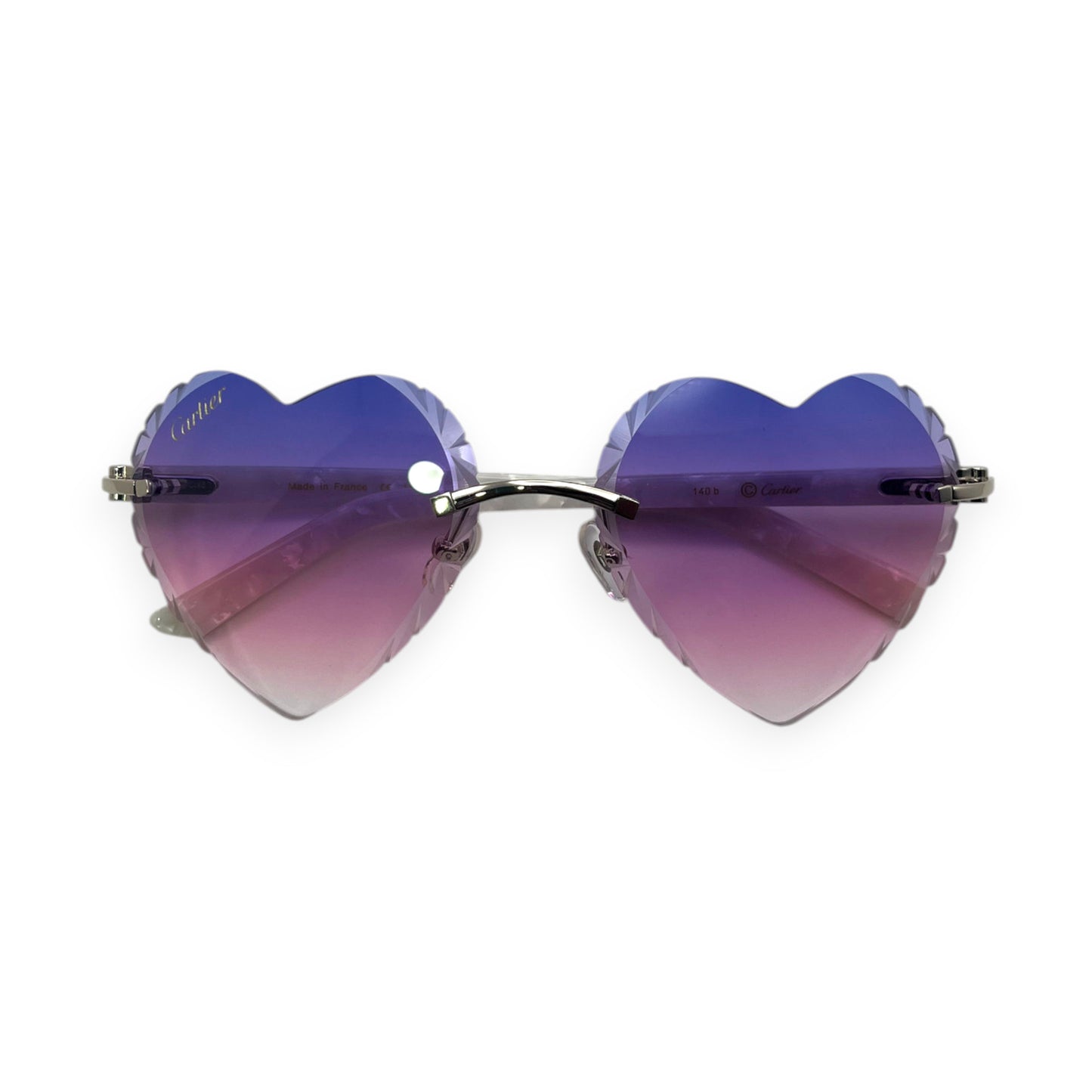 C Decor Sunglasses - 56-19 Custom Hearts Composite Marbles (2026) - Luxury Optical