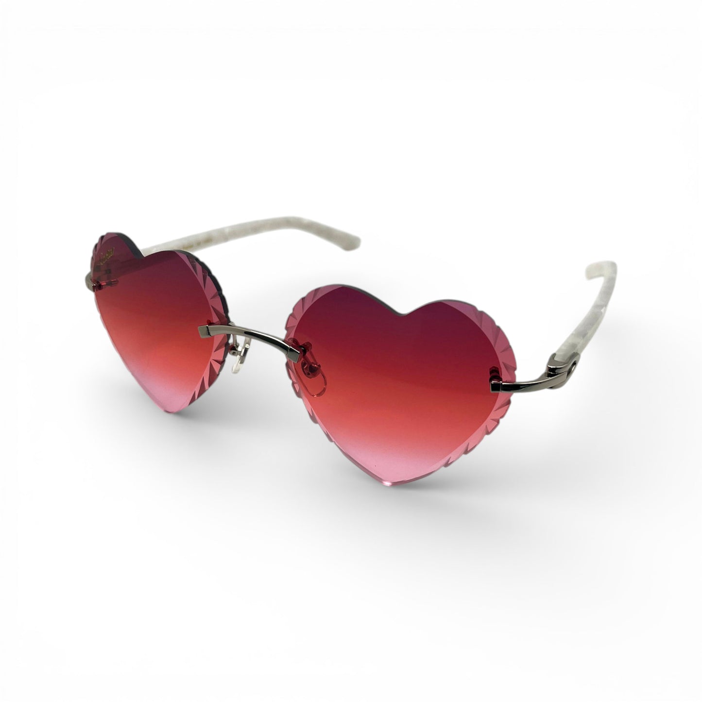 C Decor Sunglasses - 56-19 Custom Hearts Composite Marbles (2026) - Luxury Optical