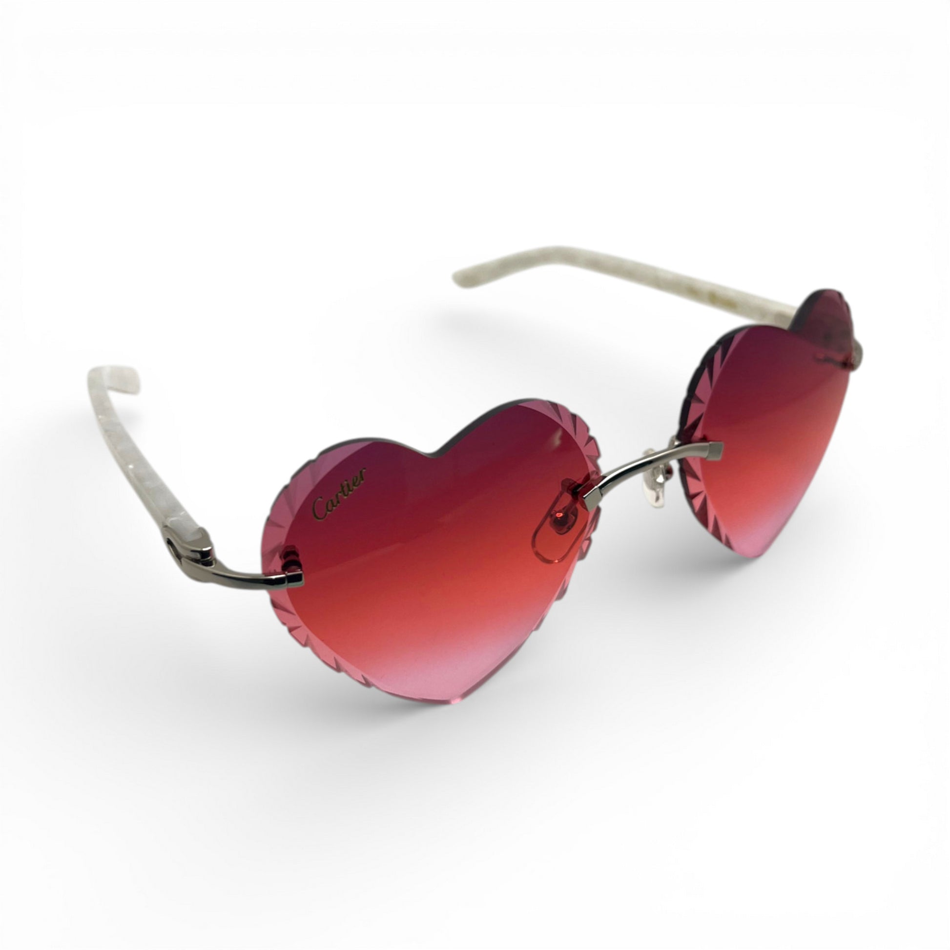 C Decor Sunglasses - 56-19 Custom Hearts Composite Marbles (2026) - Luxury Optical