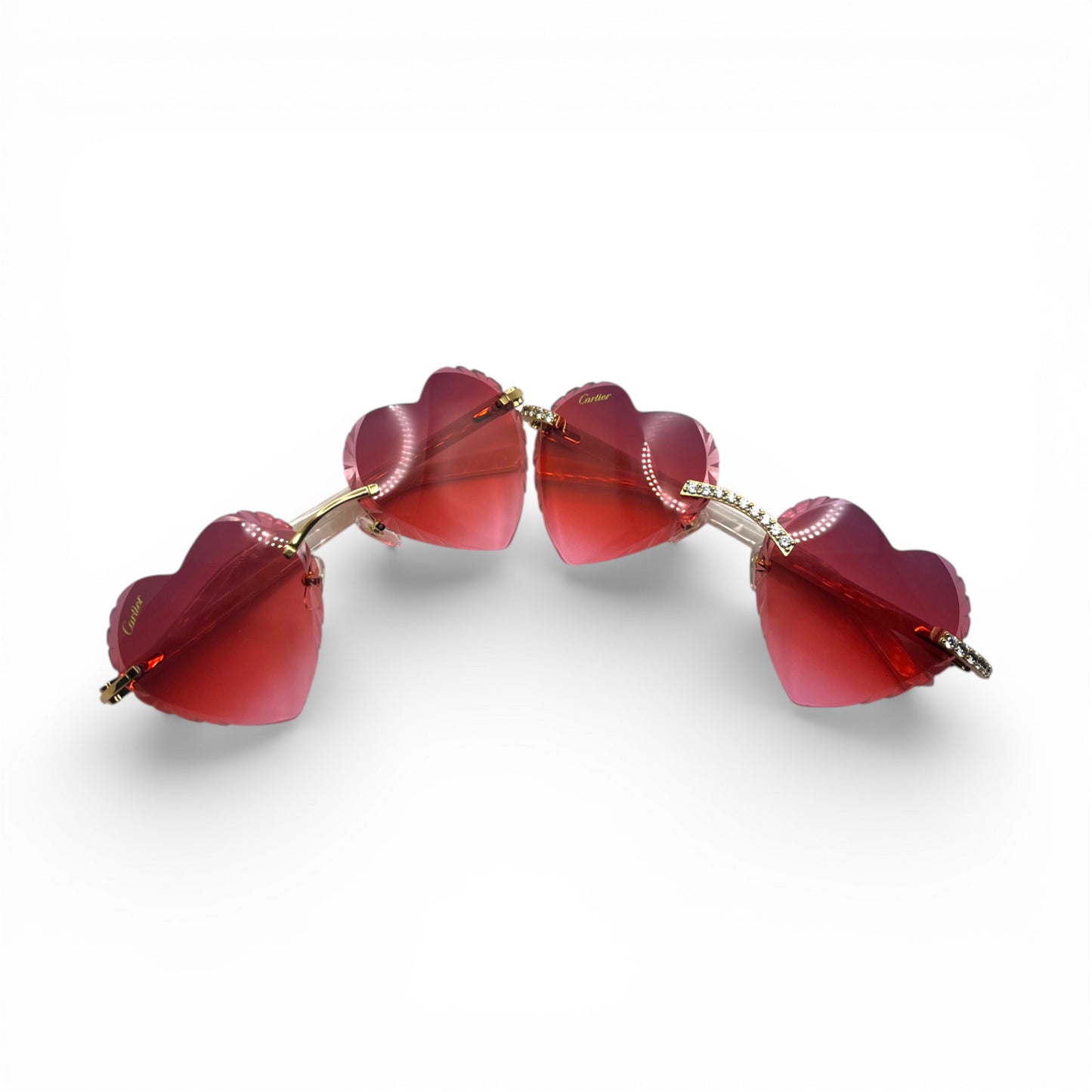 C Decor Sunglasses - 56-19 Custom Hearts Composite Marbles (2026) - Luxury Optical