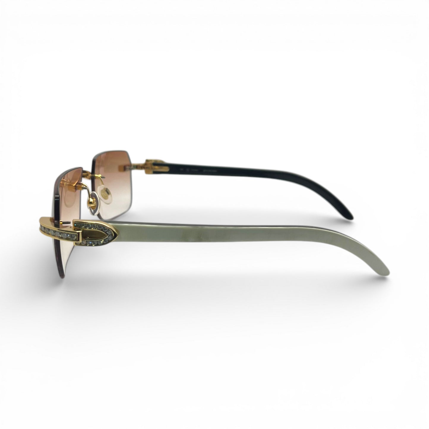 C Decor Iced - Custom Buffs & Woods Sunglasses w/ Diamonds Set (2020s) - Luxury Optical