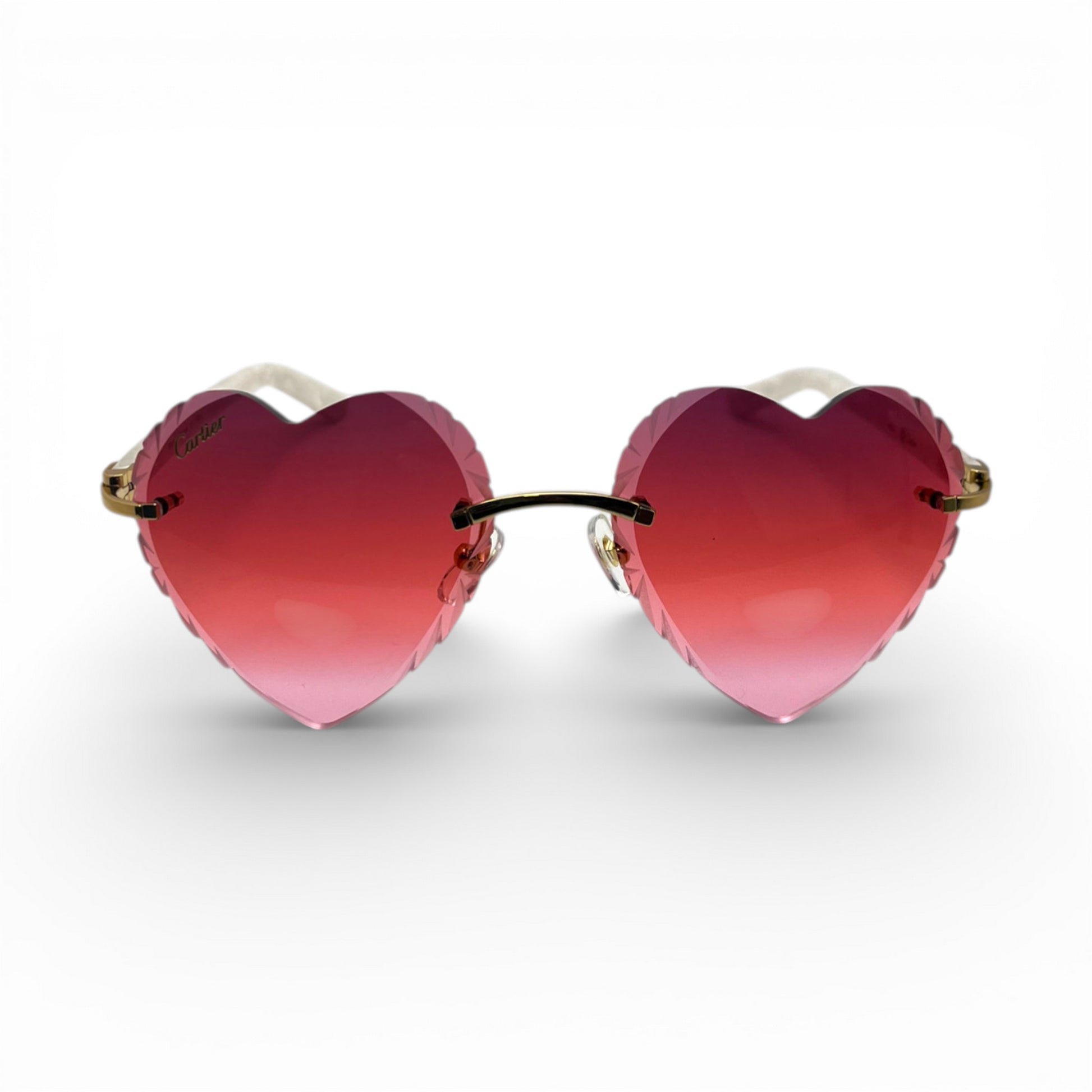 C Decor Sunglasses - 56-19 Custom Hearts Composite Marbles (2026) - Luxury Optical