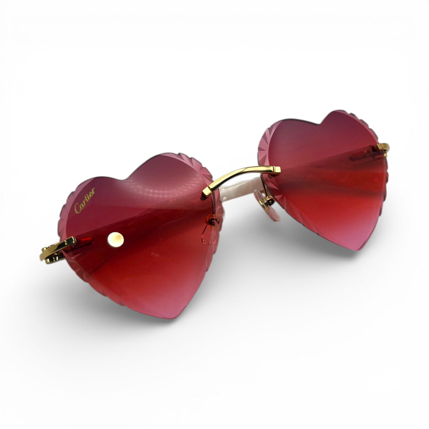 C Decor Sunglasses - 56-19 Custom Hearts Composite Marbles (2026) - Luxury Optical