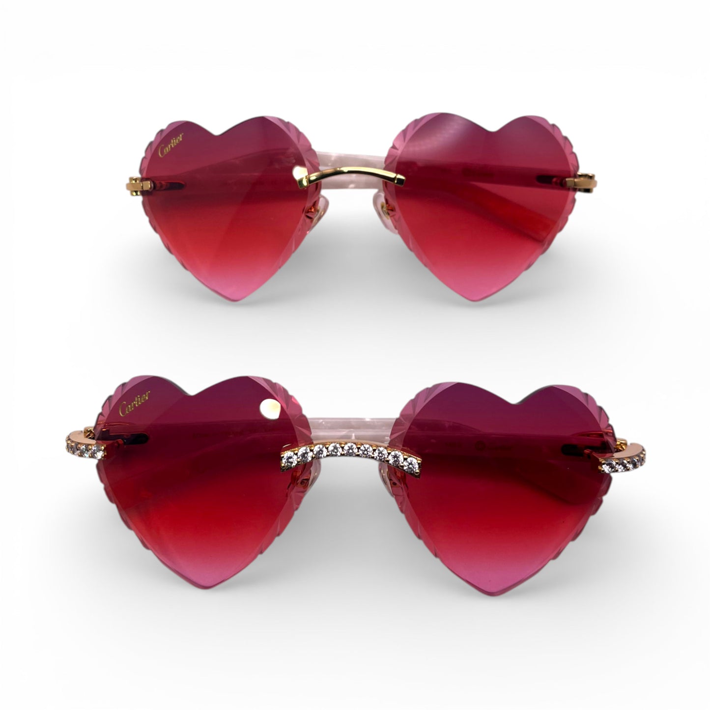 C Decor Sunglasses - 56-19 Custom Hearts Composite Marbles (2026) - Luxury Optical