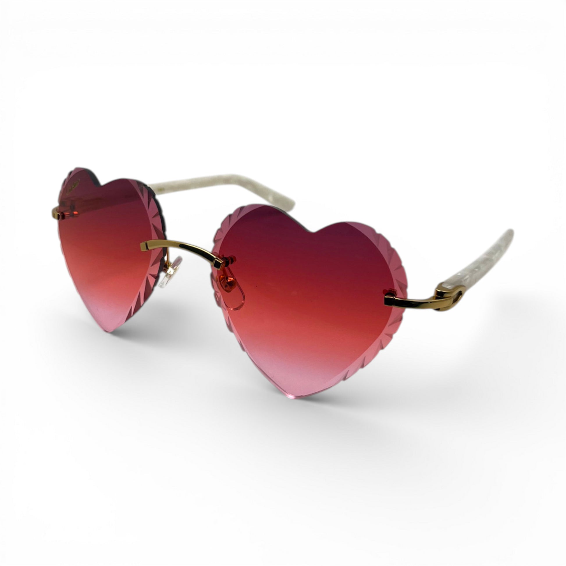C Decor Sunglasses - 56-19 Custom Hearts Composite Marbles (2026) - Luxury Optical