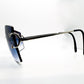 Cartier Big C - Platinum Wire with Blue Bugatti Lenses (Repaired Temple) - Registered Authentic 7/10 - Luxury Optical