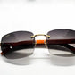 Blue And Orange Woods With Custom Cartier Lenses - Luxury Optical