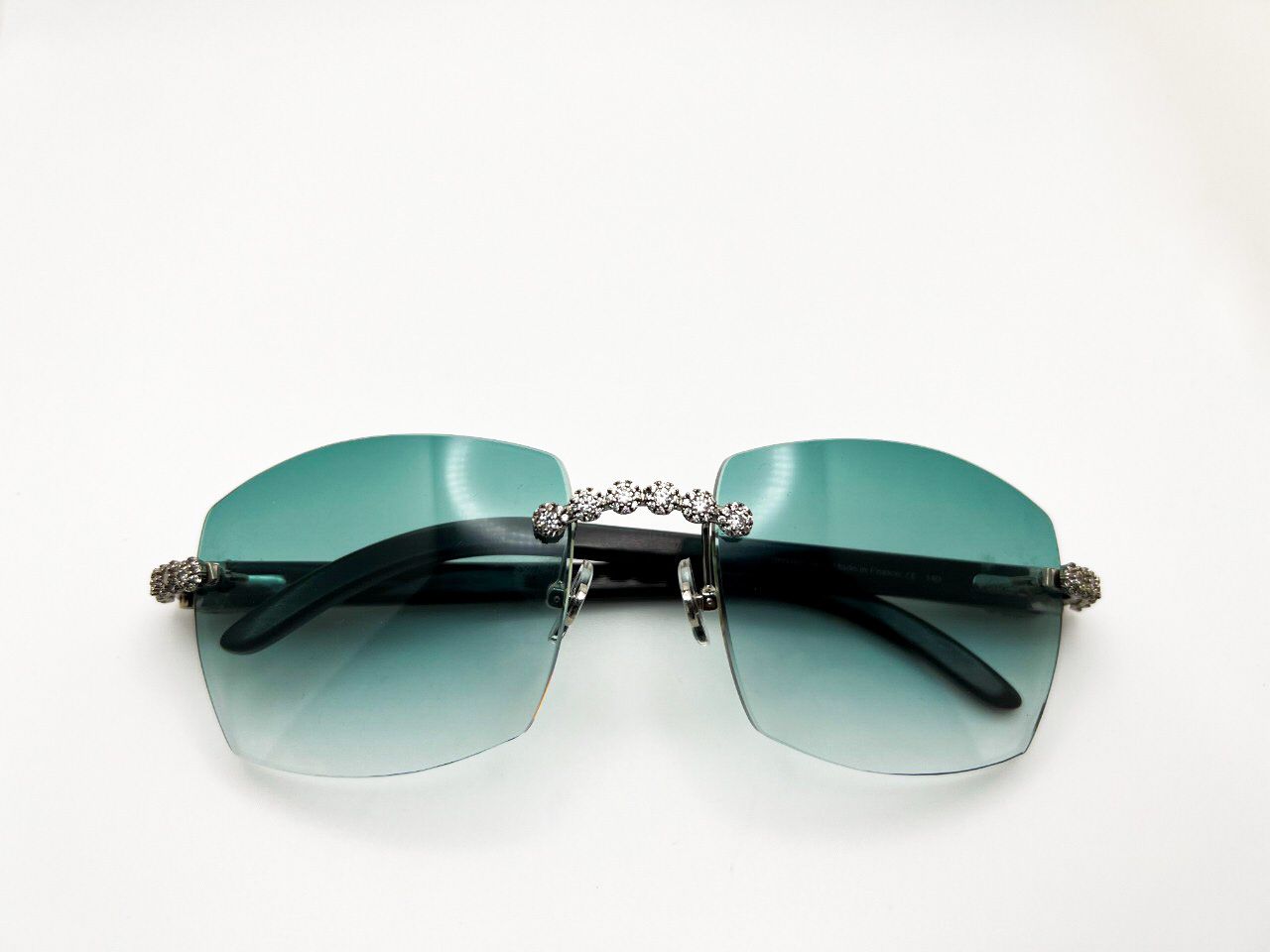Decor C Black with. 5pc Flower set and #9 Lenses Green - Luxury Optical