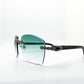 Decor C Black with. 5pc Flower set and #9 Lenses Green - Luxury Optical